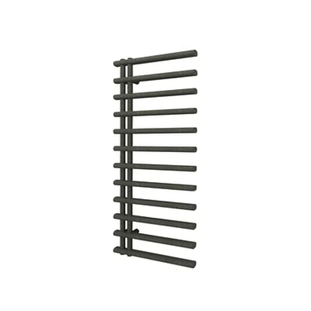 Product cut out image of the Radox Linx 1150mm x 500mm Black Pearl Heated Towel Radiator